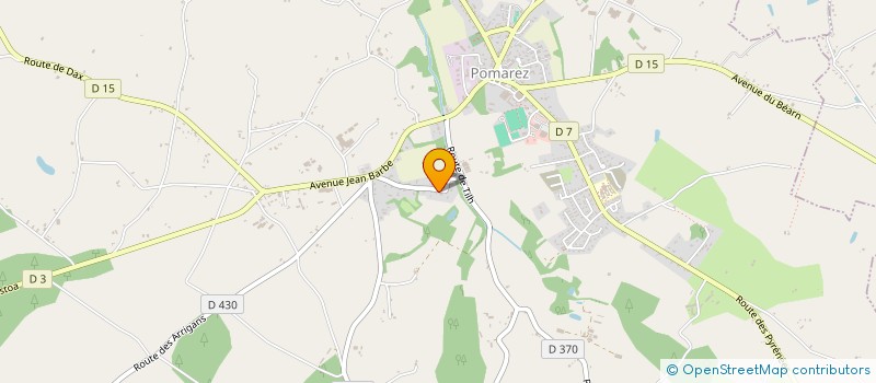 localisation de l'entreprise CBLS  POMAREZ