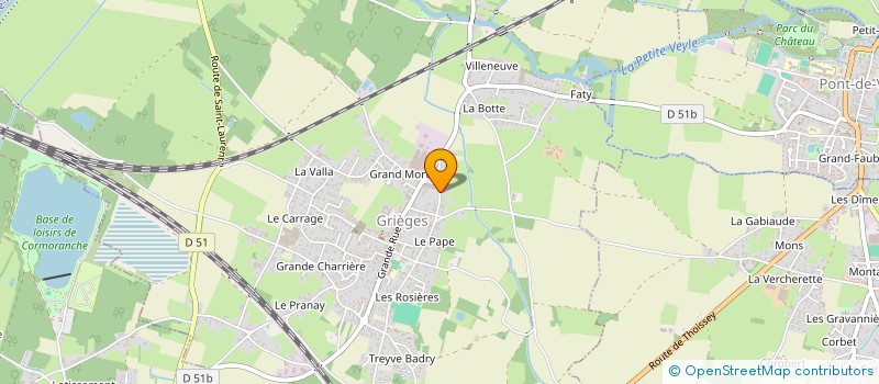 localisation de l'entreprise CBLV  GRIEGES