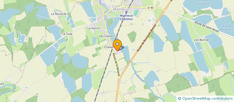 localisation de l'entreprise CBM  MARLIEUX