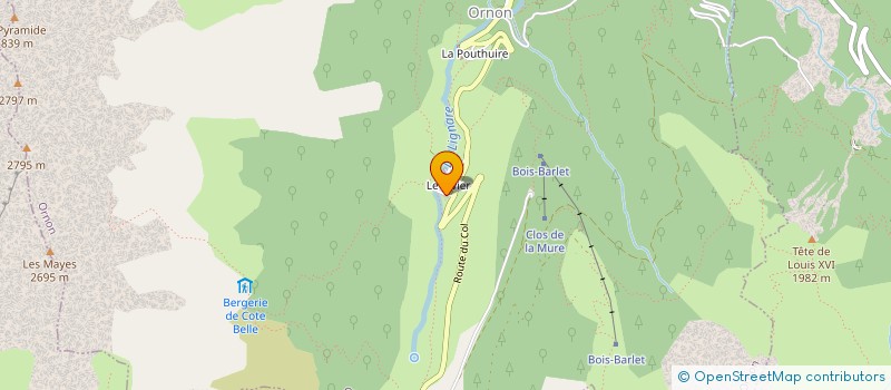 localisation de l'entreprise CBM  LES DEUX ALPES