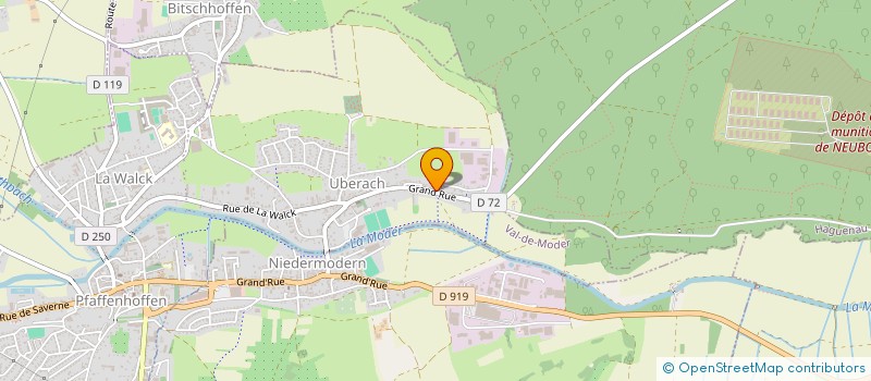 localisation de l'entreprise CBM  VAL-DE-MODER