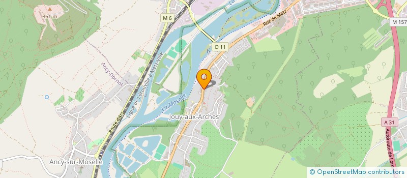 localisation de l'entreprise CBM  SAINTE-RUFFINE