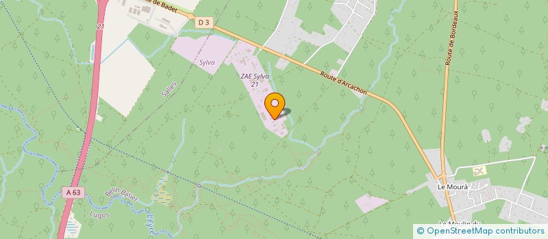 localisation de l'entreprise CBM  BELIN-BELIET