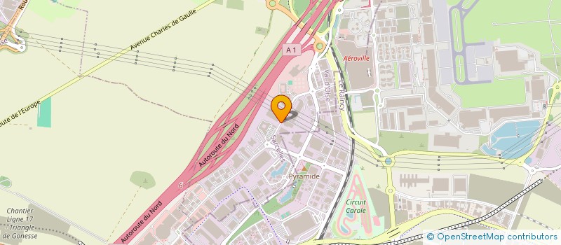 localisation de l'entreprise CBM  ROISSY-EN-FRANCE