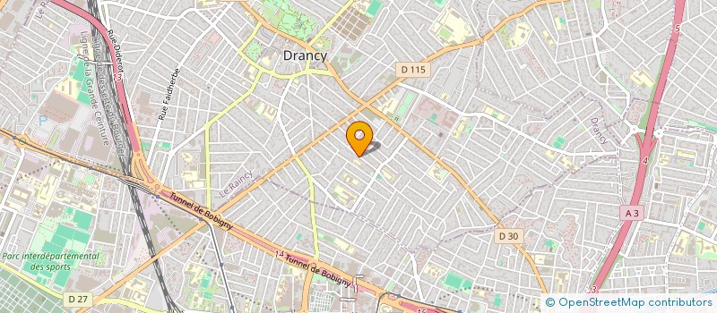 localisation de l'entreprise CBM à DRANCY