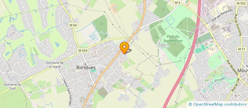 localisation de l'entreprise CBM CAOUTCHOUC BANDES CONSULTING  BONDUES