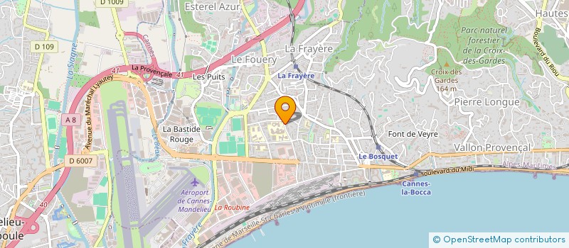 localisation de l'entreprise CBM CONSULTING  CANNES