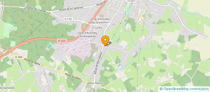 localisation de l'entreprise CBM FINANCES à CHANGE