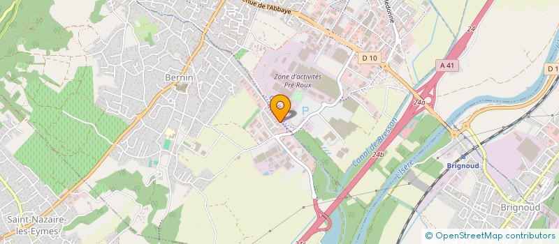 localisation de l'entreprise CBM GENIE CLIMATIQUE  ECHIROLLES