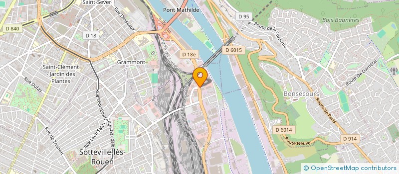 localisation de l'entreprise CBM IMMO  SOTTEVILLE-LES-ROUEN