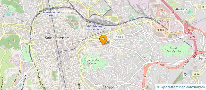 localisation de l'entreprise CBM JEUX AUTOMATIQUES à SAINT-ETIENNE