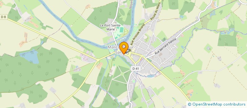 localisation de l'entreprise CBM MEDIA PRINT à MALICORNE-SUR-SARTHE