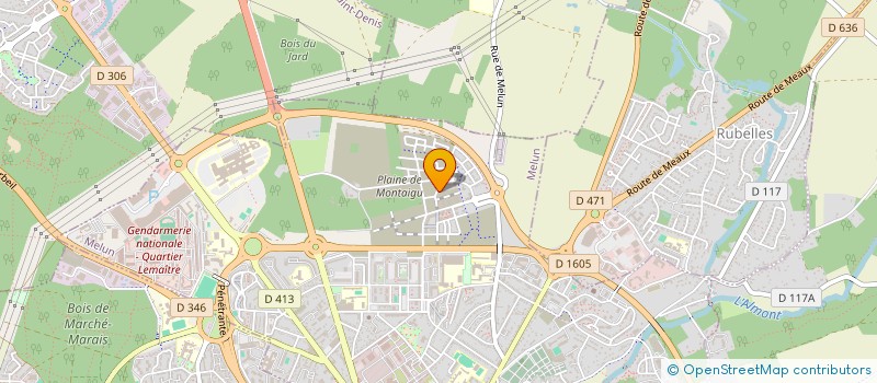 localisation de l'entreprise CBM RENOV' à MELUN