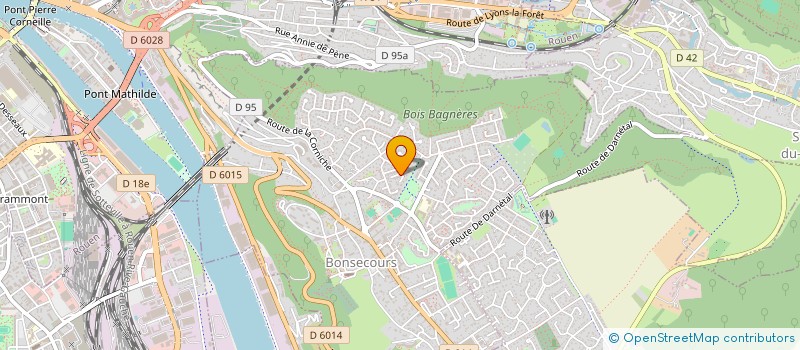 localisation de l'entreprise CBM SANTE  ROUEN