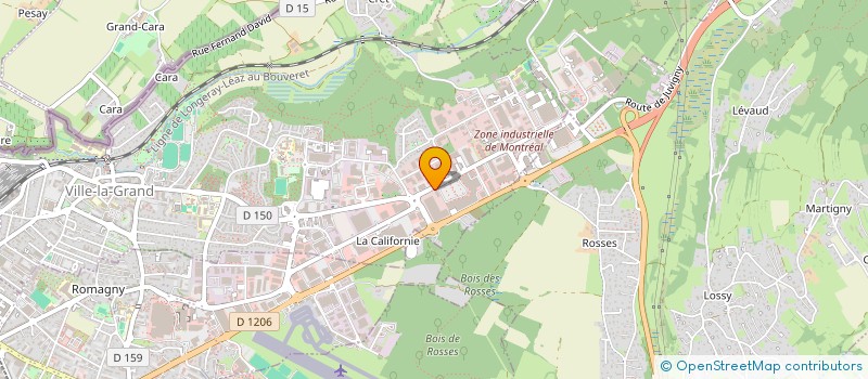 localisation de l'entreprise CBM SARL  VILLE-LA-GRAND