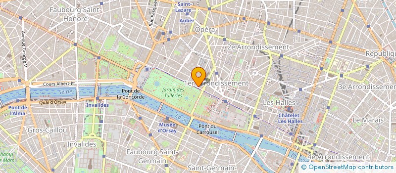 localisation de l'entreprise CBM SPORTSWEAR INTERNATIONAL à PARIS