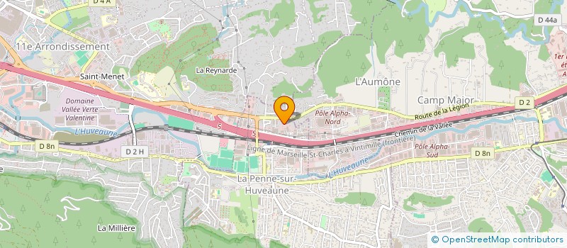 localisation de l'entreprise CBM STOCK MEUBLES à LA PENNE-SUR-HUVEAUNE
