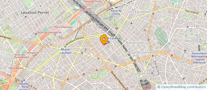 localisation de l'entreprise CBM TECHNOLOGIES à PARIS