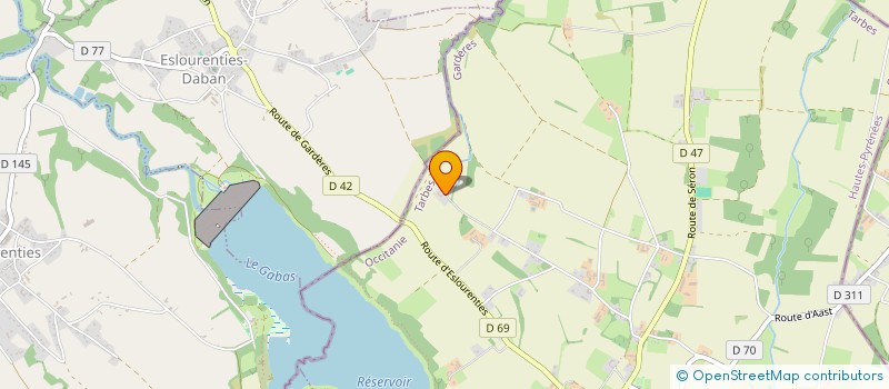 localisation de l'entreprise CBMA  GARDERES