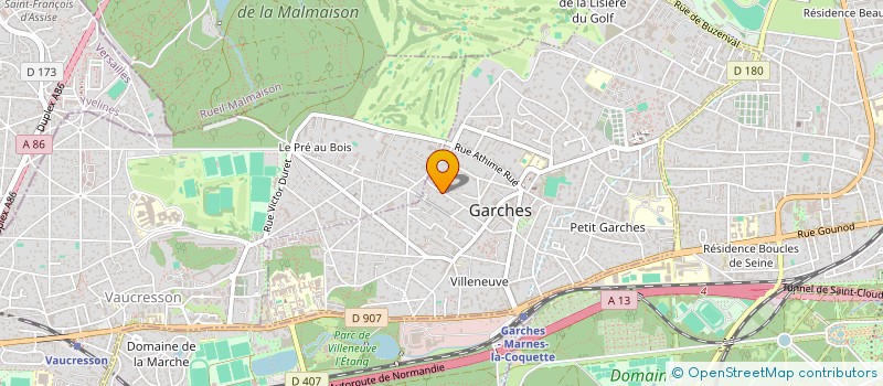 localisation de l'entreprise CBMAT à GARCHES