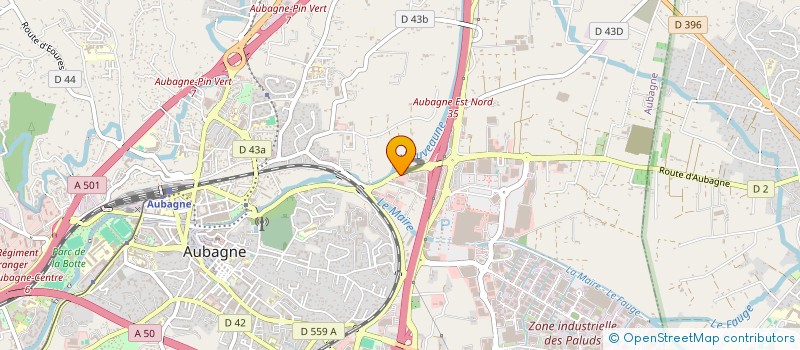 localisation de l'entreprise CBMB HOLDING  AUBAGNE