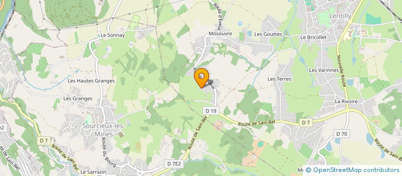 localisation de l'entreprise CBMB2L  LENTILLY