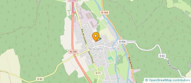 localisation de l'entreprise CBMC à ACQUIGNY
