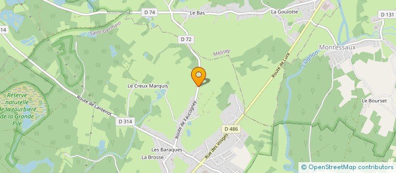 localisation de l'entreprise CBMD  SAINT-GERMAIN