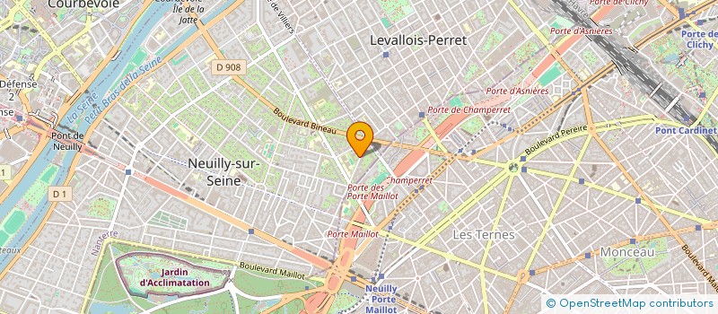 localisation de l'entreprise CBMD à NEUILLY-SUR-SEINE