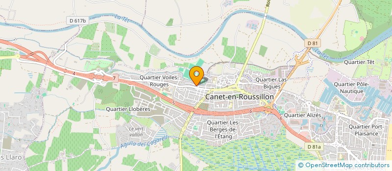 localisation de l'entreprise CBMG  CANET-EN-ROUSSILLON