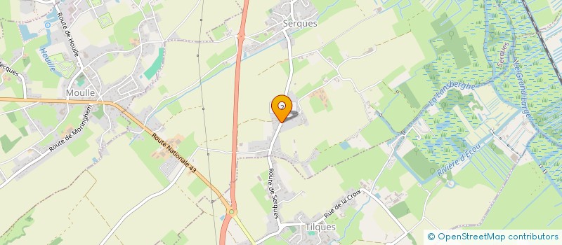 localisation de l'entreprise CBMG GIRONDINS  SERQUES