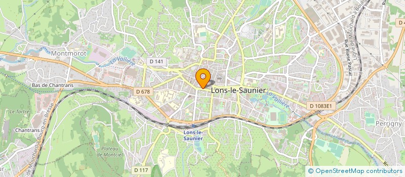 localisation de l'entreprise CBMP  LONS-LE-SAUNIER