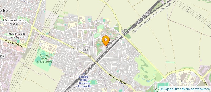 localisation de l'entreprise CBN à GONESSE