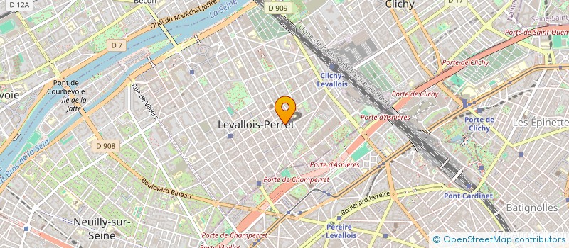 localisation de l'entreprise CBN CONSULT à LEVALLOIS-PERRET