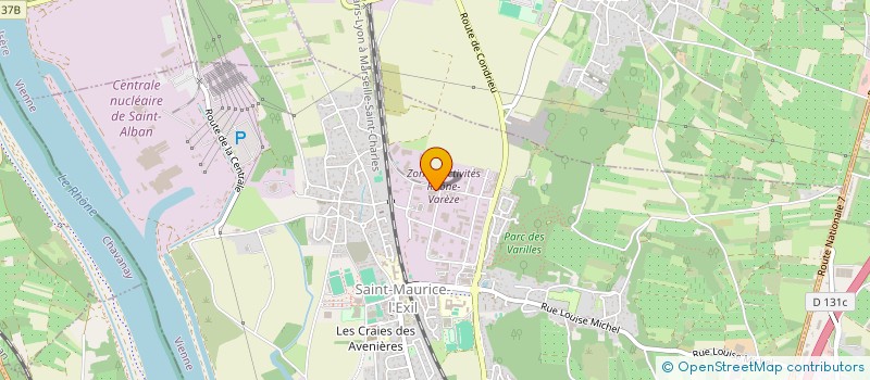 localisation de l'entreprise CBN FACADES à SAINT MAURICE L'EXIL