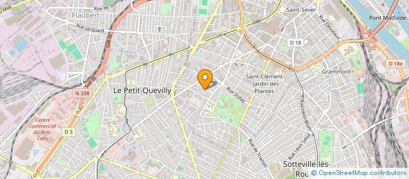 localisation de l'entreprise CBN IMMOBILIER à ROUEN