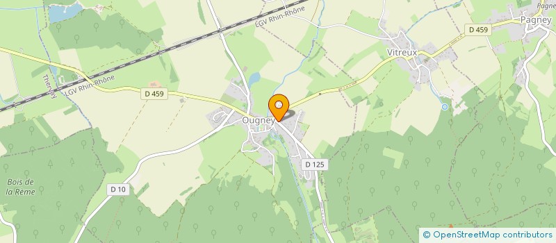 localisation de l'entreprise CBN IMMOBILIER ET PATRIMOINE  OUGNEY