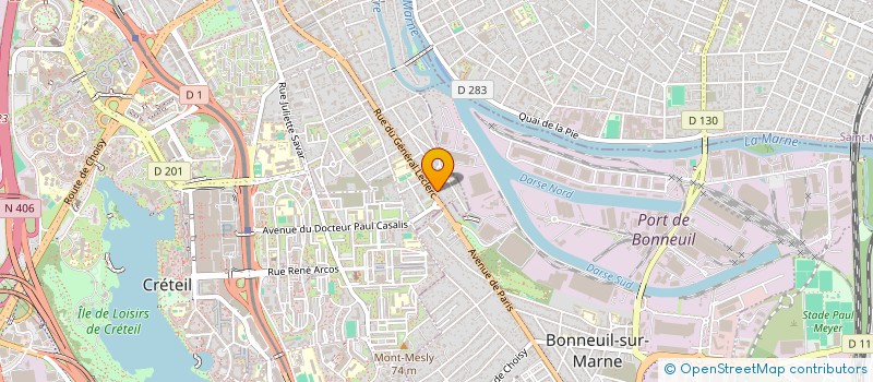 localisation de l'entreprise CBN PRO LIB à CRETEIL