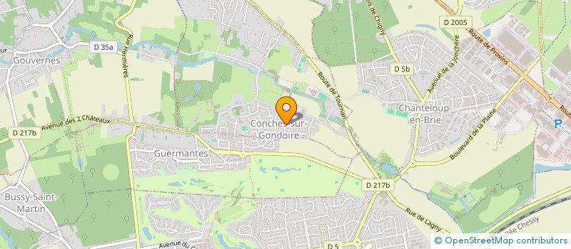 localisation de l'entreprise CBN SOLUTION  CONCHES-SUR-GONDOIRE