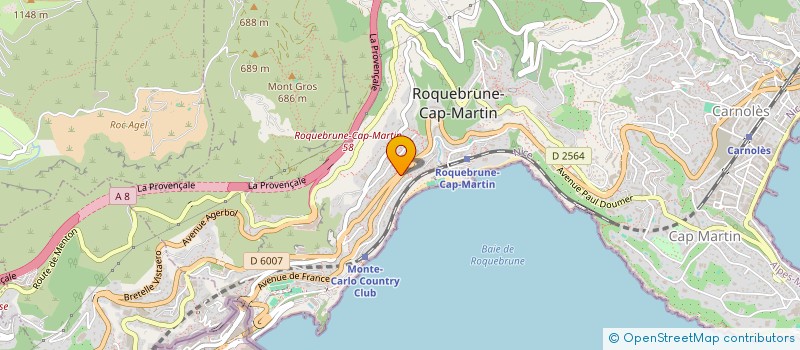 localisation de l'entreprise CBNH à ROQUEBRUNE-CAP-MARTIN