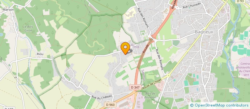 localisation de l'entreprise CBNS  DISTRE