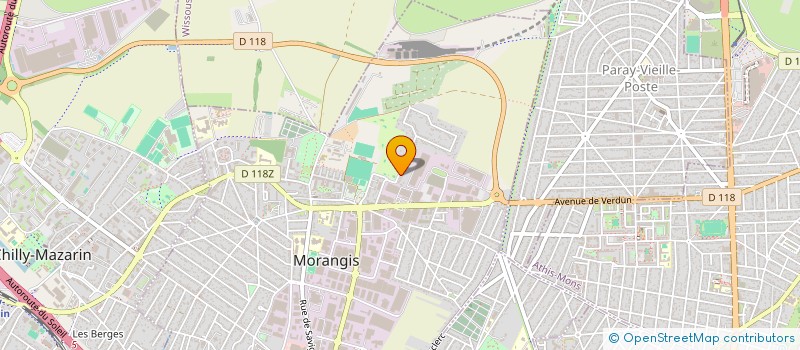 localisation de l'entreprise CBO à MORANGIS