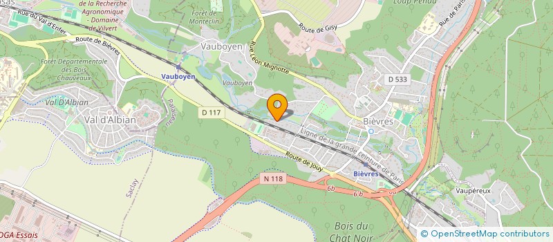 localisation de l'entreprise CBO à BIEVRES