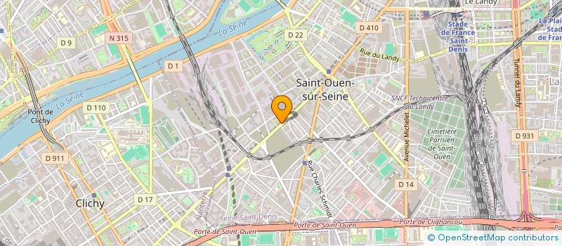 localisation de l'entreprise CBO HOLDING à SAINT-OUEN-SUR-SEINE