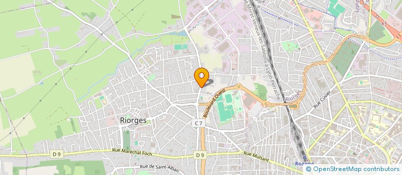 localisation de l'entreprise CBOCE à RIORGES