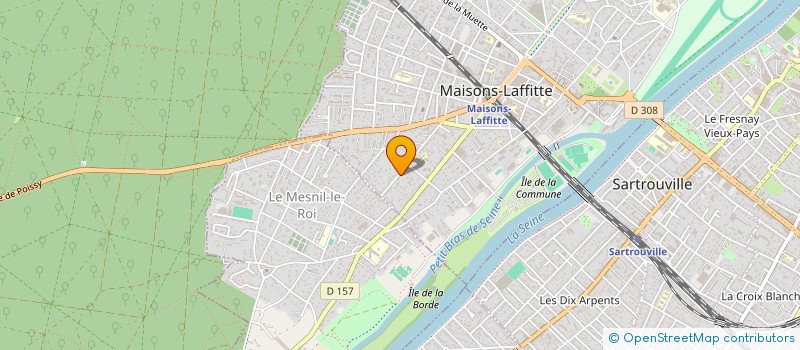 localisation de l'entreprise CBOGUET CONSULTING  MAISONS-LAFFITTE