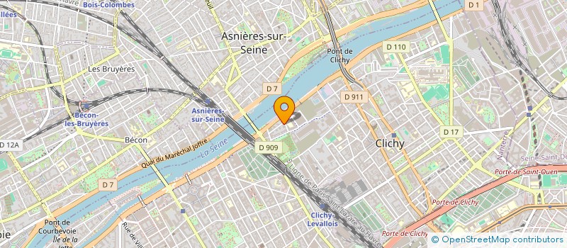 localisation de l'entreprise CBOI CONSULTING & SERVICES à CLICHY