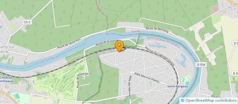 localisation de l'entreprise CBOSA  SAINT-FARGEAU-PONTHIERRY