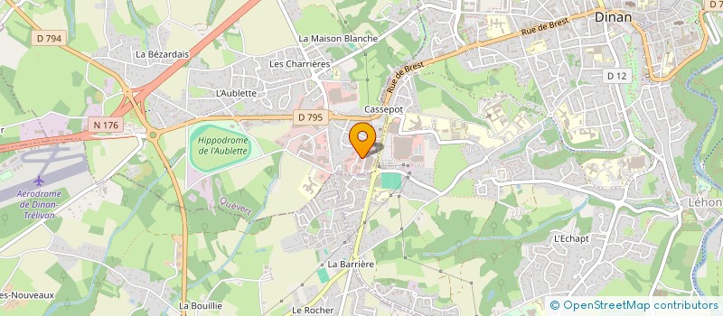 localisation de l'entreprise CBP à QUEVERT