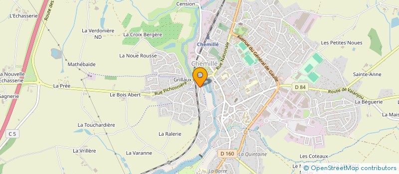 localisation de l'entreprise CBP à CHEMILLE-EN-ANJOU